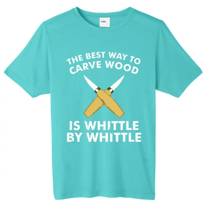 Funny Wood Carving Whittling Woodworking Carpenter Tools ChromaSoft Performance T-Shirt