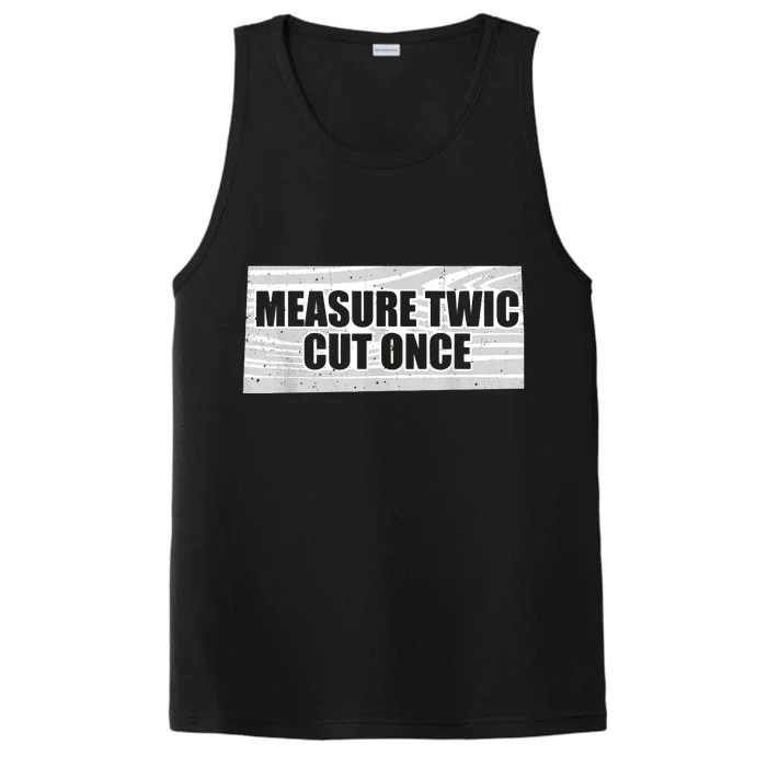 Funny Woodworking Contractor Men Woodworker Gift Performance Tank