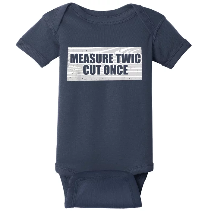 Funny Woodworking Contractor Men Woodworker Gift Baby Bodysuit