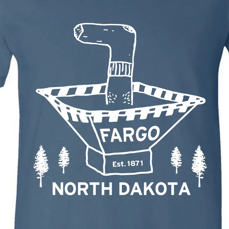 Fargo Wood Chipper V-Neck T-Shirt