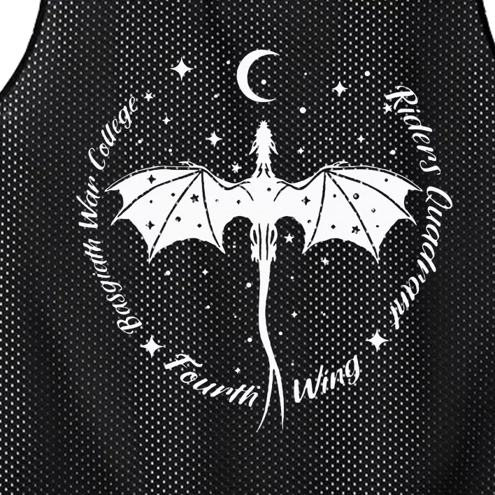 Fourth Wing College Riders Dragon Mesh Reversible Basketball Jersey Tank