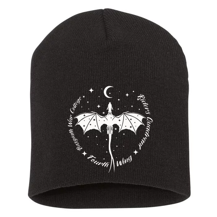 Fourth Wing College Riders Dragon Short Acrylic Beanie