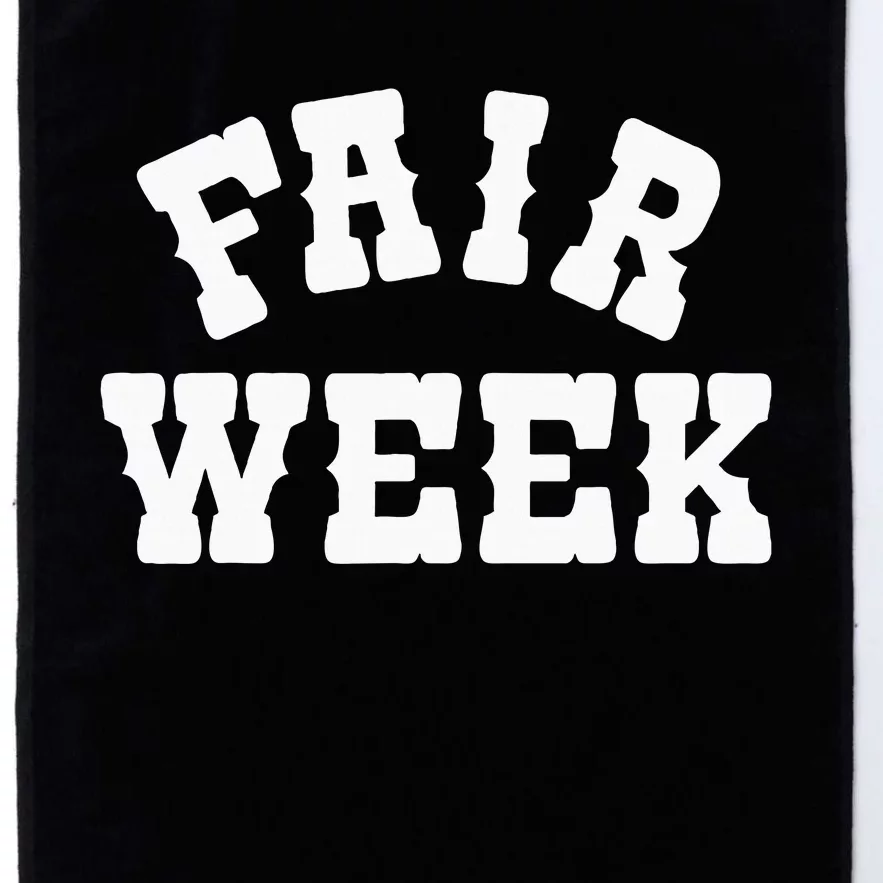 Fair Week County Fair For Contestants Platinum Collection Golf Towel