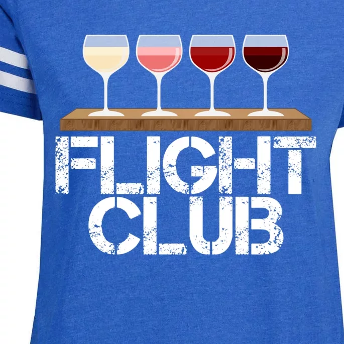 Flight Wine Club Fomo Wine Tasting Sample Rose Red White Gift Enza Ladies Jersey Football T-Shirt