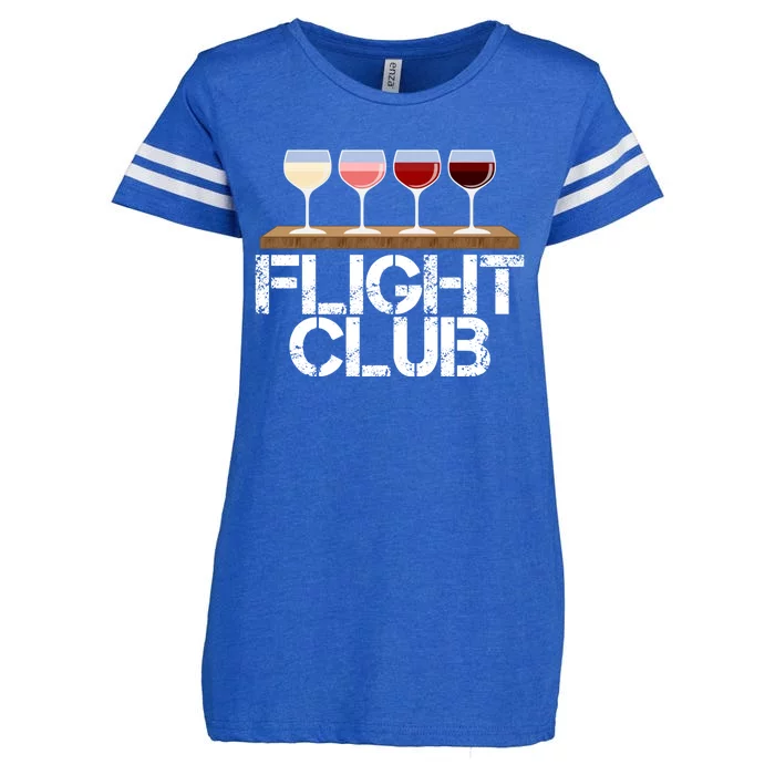 Flight Wine Club Fomo Wine Tasting Sample Rose Red White Gift Enza Ladies Jersey Football T-Shirt