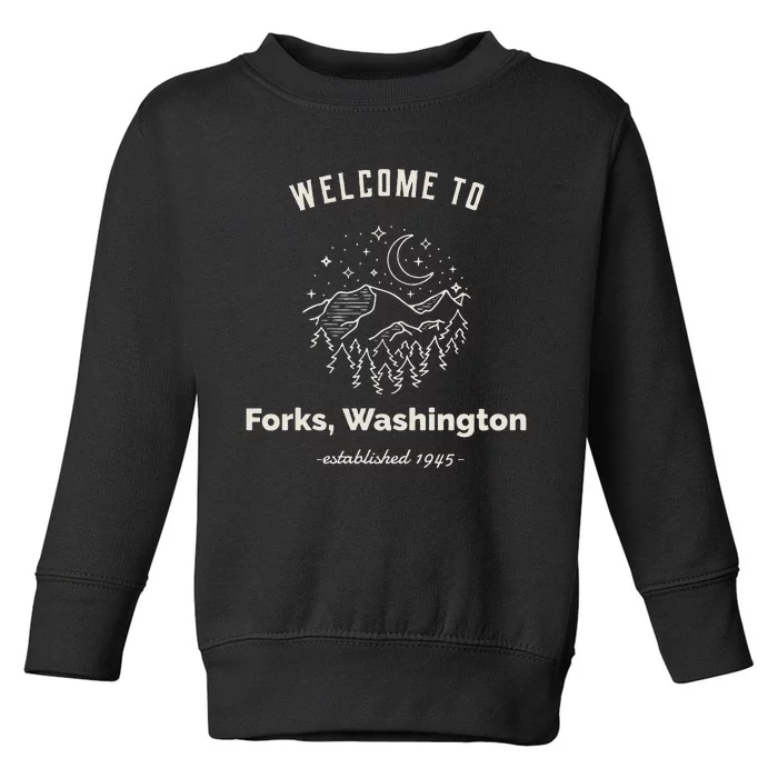 Forks Washington City Of Forks Washington Forks Nature Toddler Sweatshirt