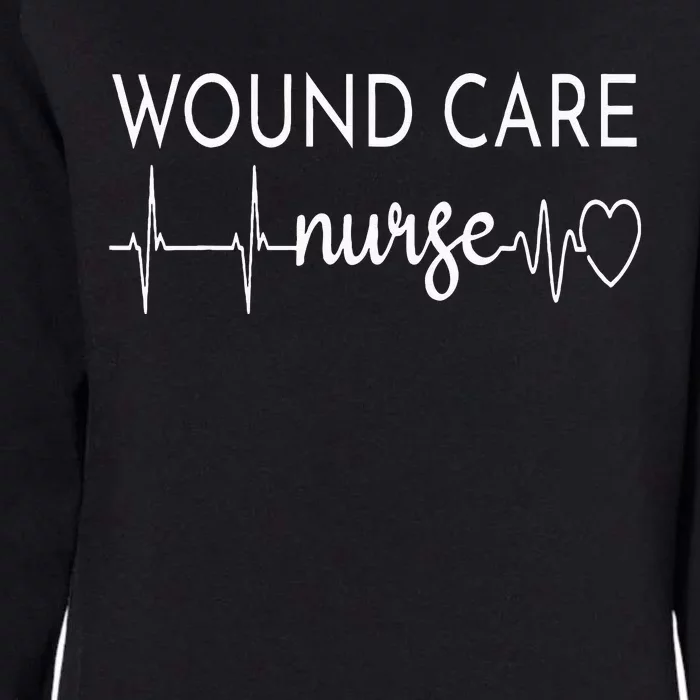 Funny Wound Care Nurse EKG Nursing Wound Ostomy Nurse Gift Womens California Wash Sweatshirt