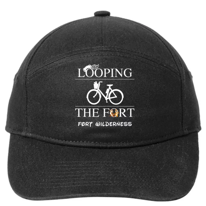 Fort Wilderness Campground Looping the Fort 7-Panel Snapback Hat