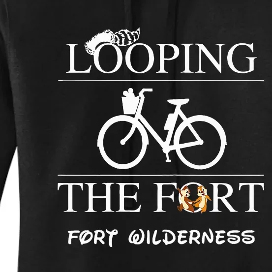 Fort Wilderness Campground Looping the Fort Women's Pullover Hoodie