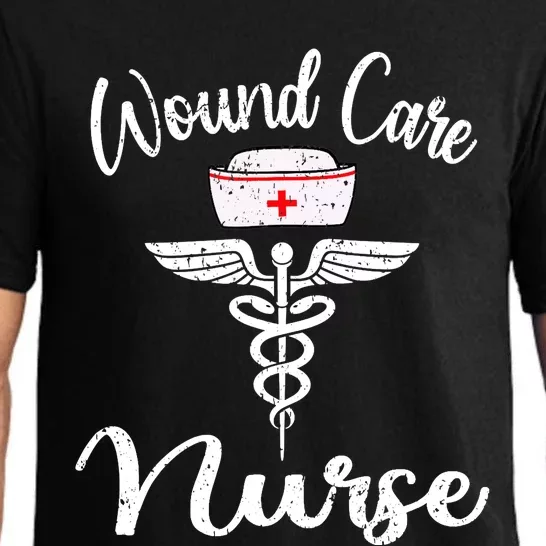 Funny Wound Care Nurse Nursing Wound Ostomy Nurse Gift Pajama Set