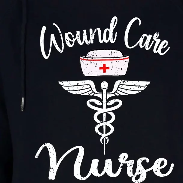 Funny Wound Care Nurse Nursing Wound Ostomy Nurse Gift Womens Funnel Neck Pullover Hood