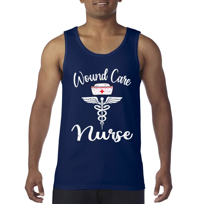 Funny Wound Care Nurse Nursing Wound Ostomy Nurse Gift Tank Top