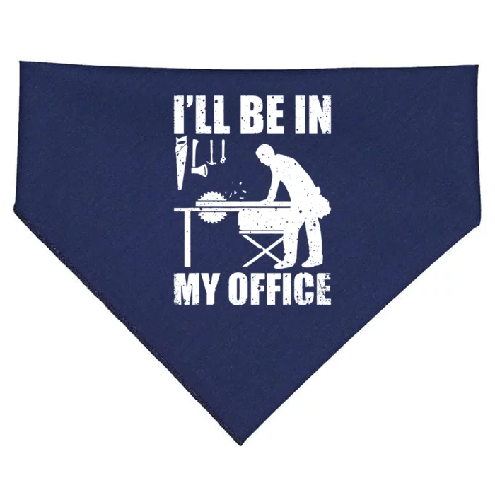 Funny Woodworking Carpenter Carpentry Woodworker USA-Made Doggie Bandana