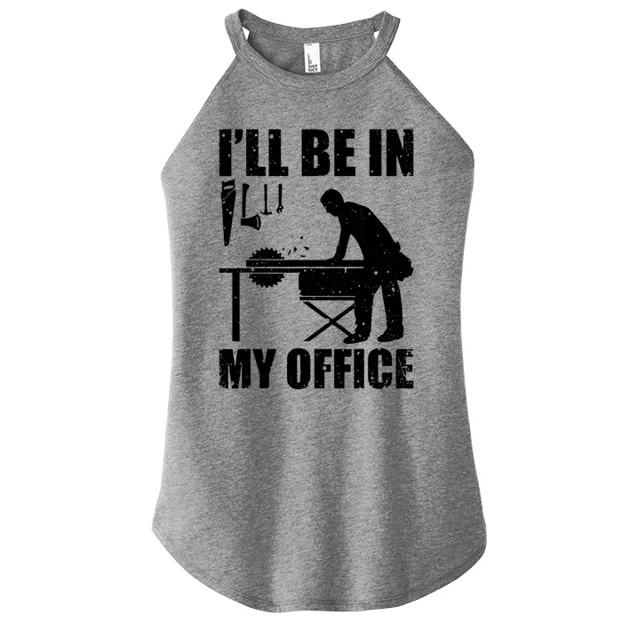 Funny Woodworking Carpenter Carpentry Woodworker Women’s Perfect Tri Rocker Tank