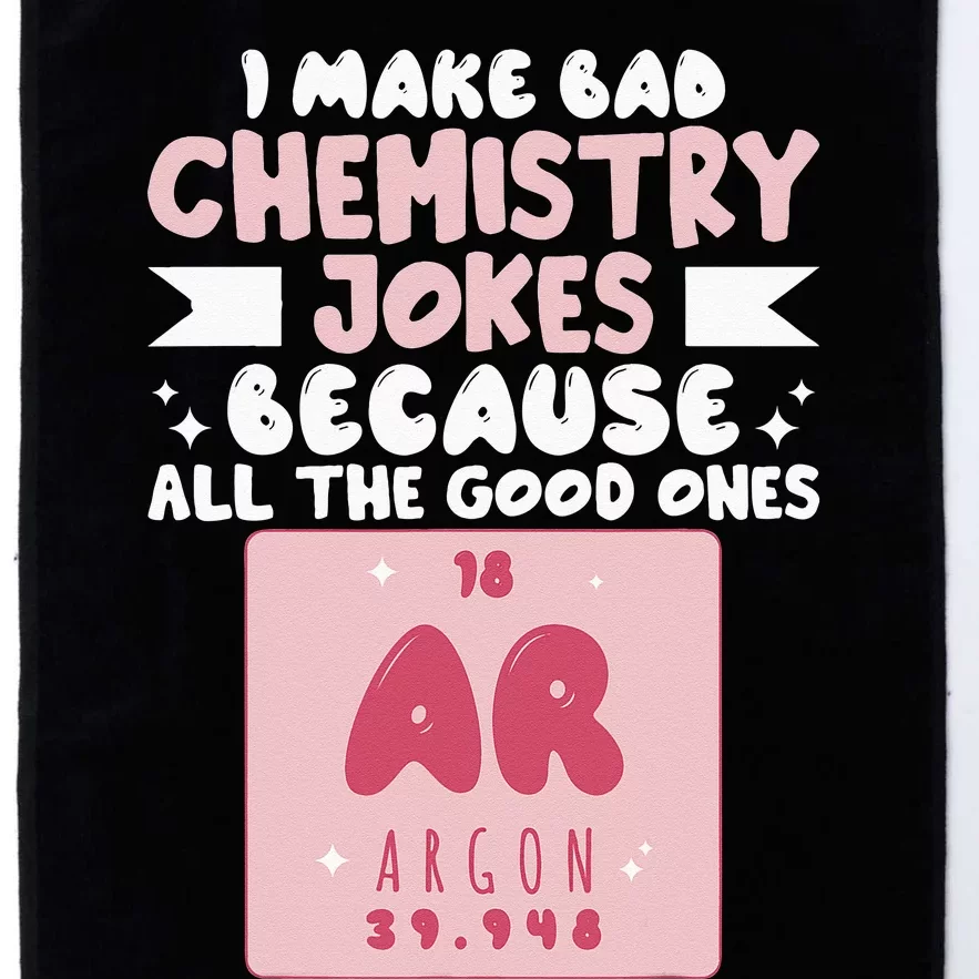 Funny Wo Chemist Scientist Chemistry Teacher Platinum Collection Golf Towel