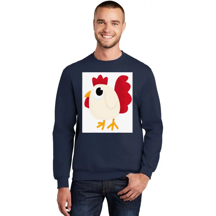 Funny White Chicken Standards Sweatshirt