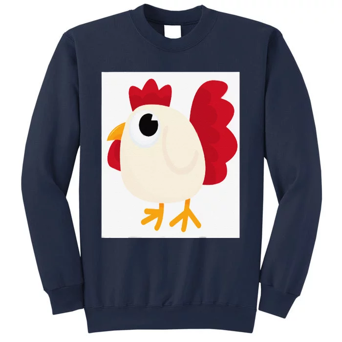 Funny White Chicken Standards Sweatshirt