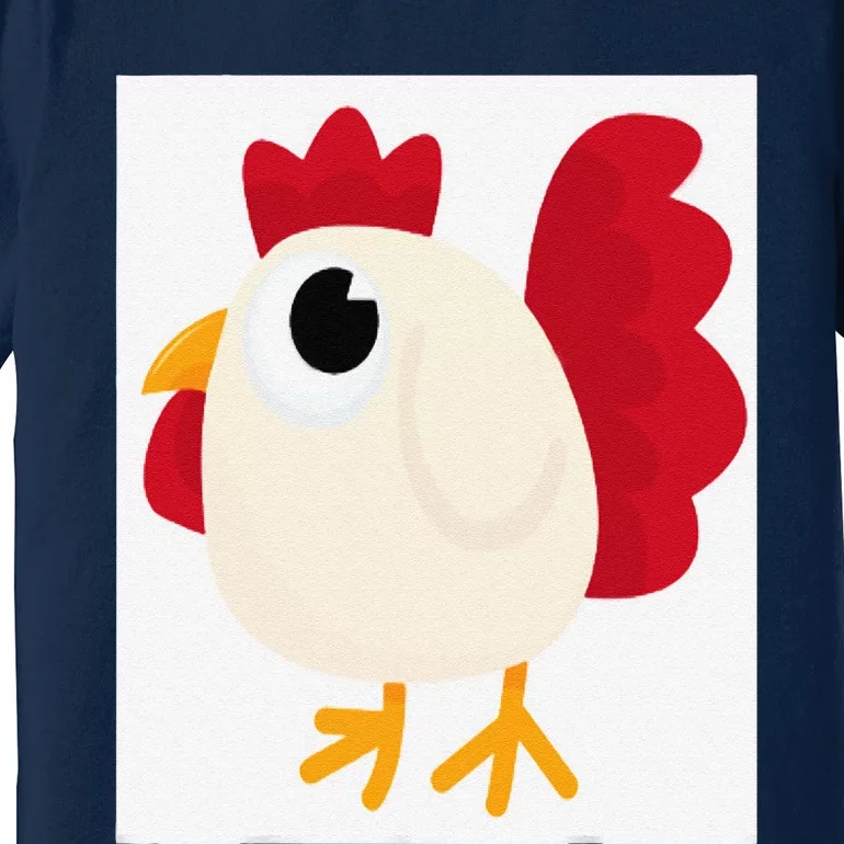 Funny White Chicken Standards Premium T-Shirt