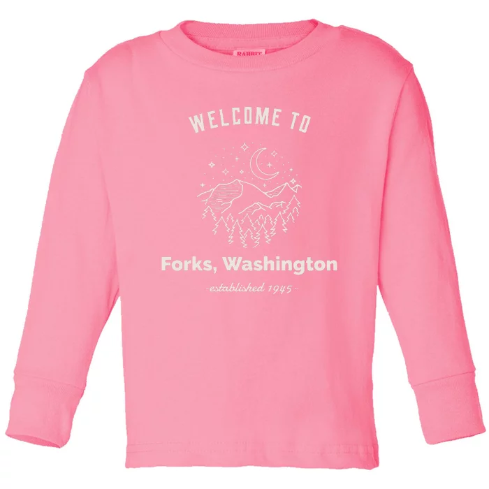 Forks Washington City Of Forks Washington Forks Nature Toddler Long Sleeve Shirt