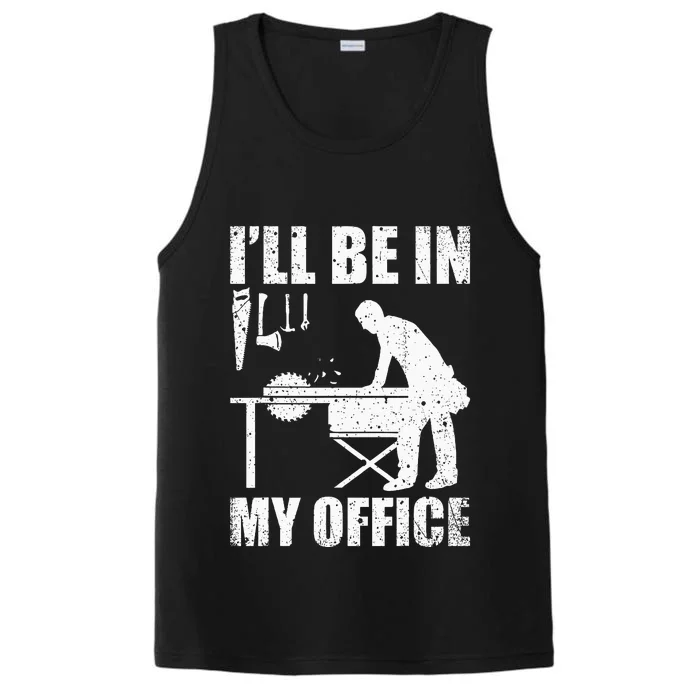 Funny Woodworking Carpenter Carpentry Woodworker Gift Performance Tank