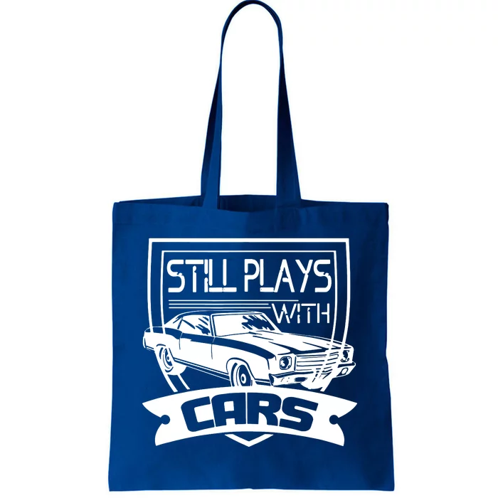 Father With Cars Tote Bag