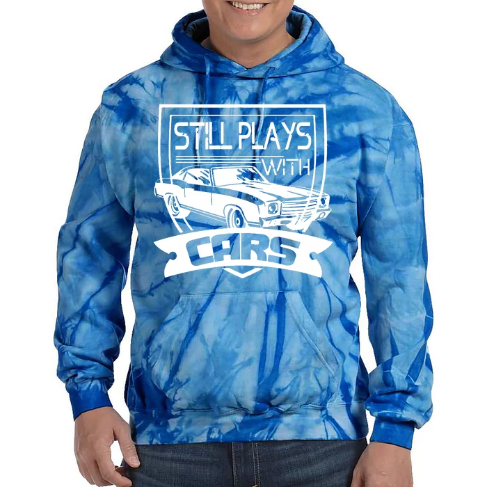 Father With Cars Tie Dye Hoodie