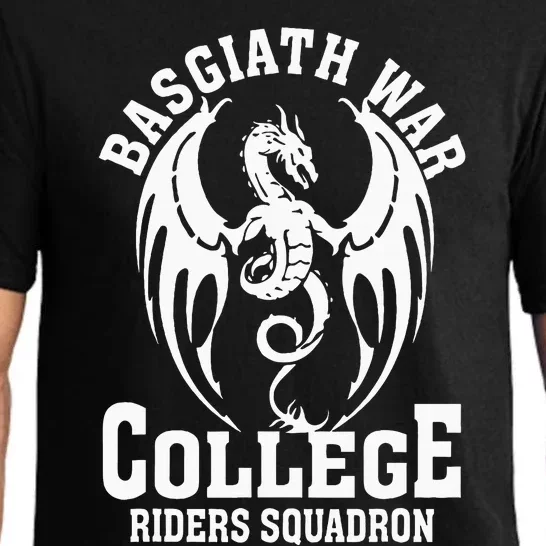 Fourth Wing College Riders Dragon Pajama Set