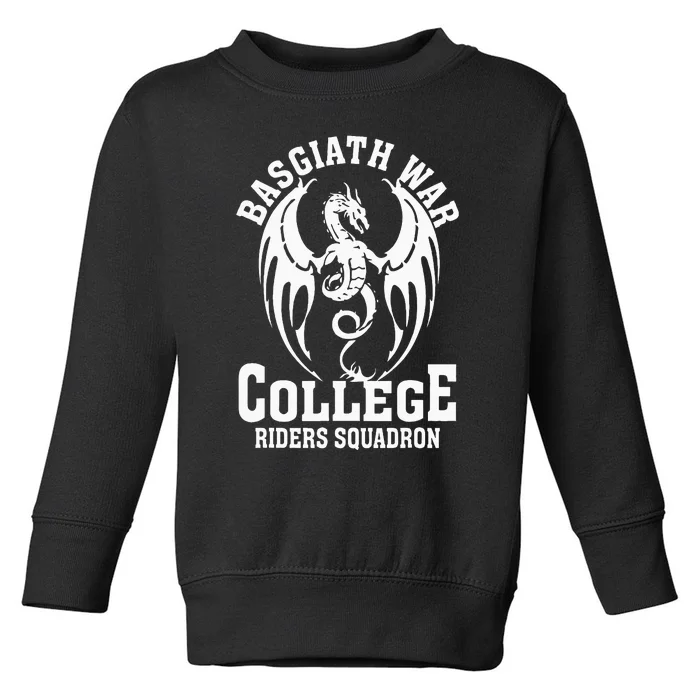 Fourth Wing College Riders Dragon Toddler Sweatshirt