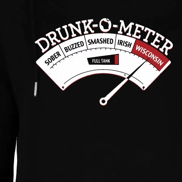 Funny Wisconsin Drinking Wisconsin Drunk Funny Womens Funnel Neck Pullover Hood