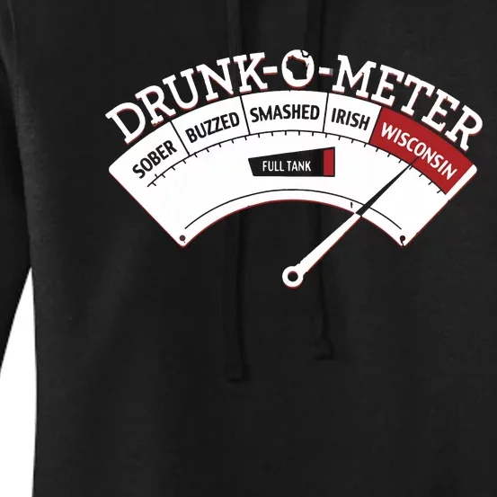 Funny Wisconsin Drinking Wisconsin Drunk Funny Women's Pullover Hoodie