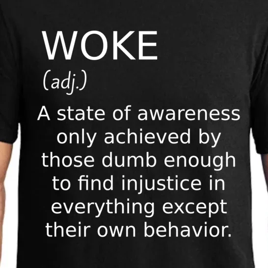 Funny Woke Definition Pajama Set