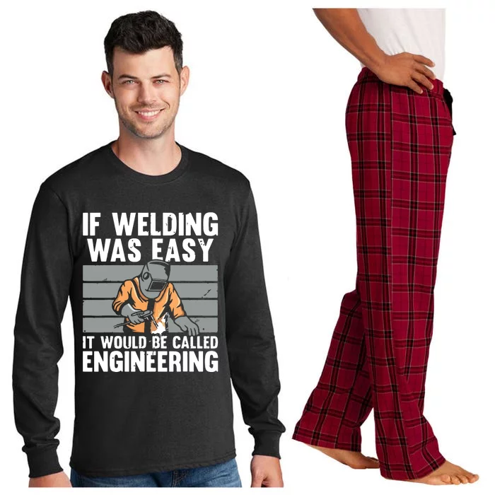 Funny Welding Design For Welder Weld Welding Lover Long Sleeve Pajama Set