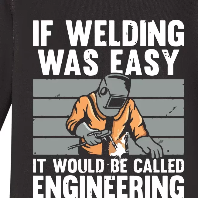 Funny Welding Design For Welder Weld Welding Lover Baby Long Sleeve Bodysuit