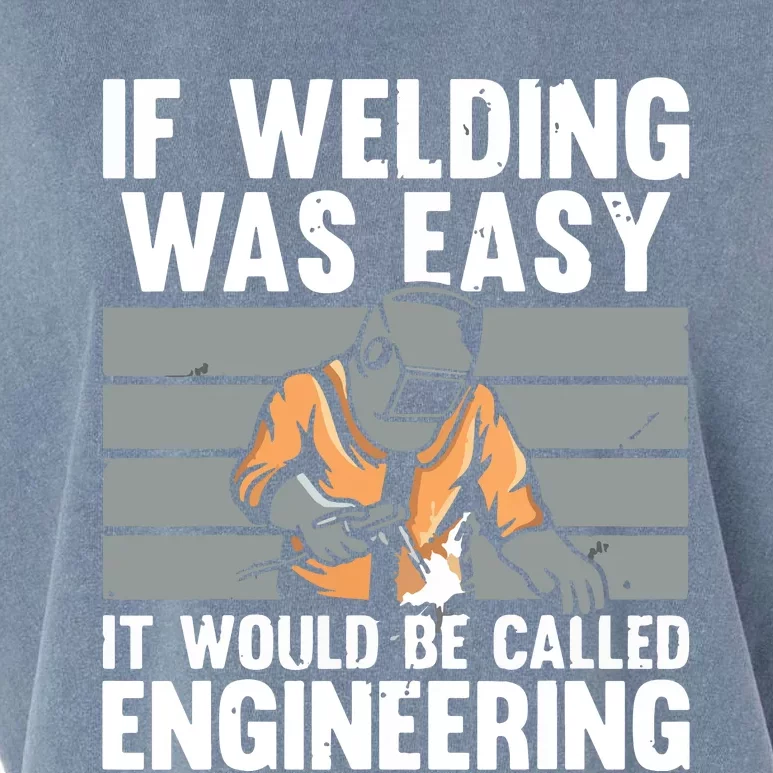 Funny Welding Design For Welder Weld Welding Lover Garment-Dyed Women's Muscle Tee