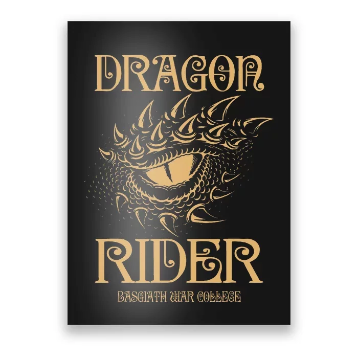 Fourth Wing Dragon Rider Eyes Poster