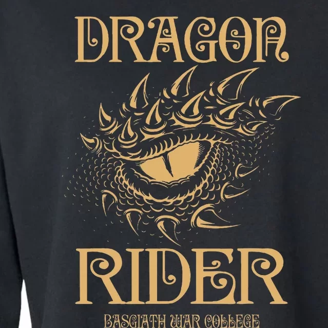 Fourth Wing Dragon Rider Eyes Cropped Pullover Crew