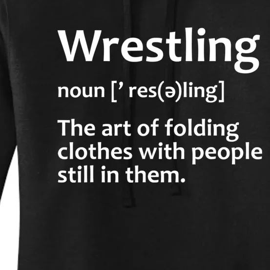 Funny Wrestling Design For Men Women Wrestlers Women's Pullover Hoodie