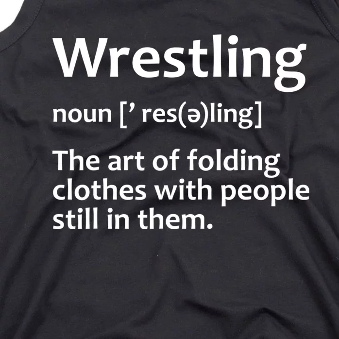 Funny Wrestling Design For Men Women Wrestlers Tank Top