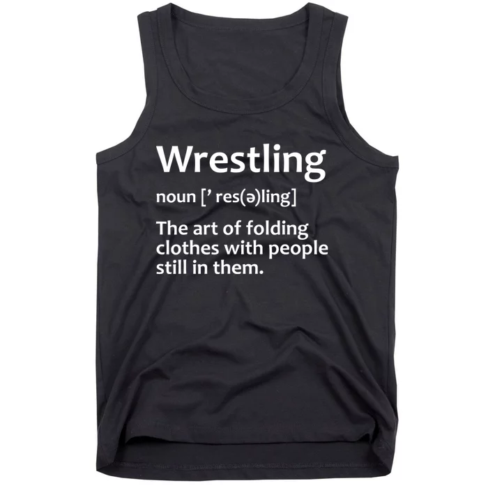 Funny Wrestling Design For Men Women Wrestlers Tank Top