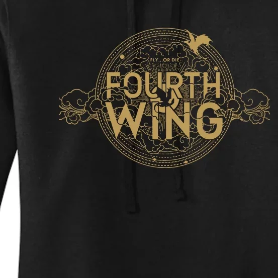 Fourth Wing Dragon Rider Basgiath War Women's Pullover Hoodie