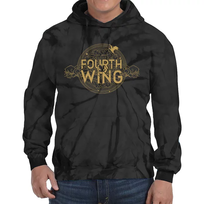 Fourth Wing Dragon Rider Basgiath War Tie Dye Hoodie