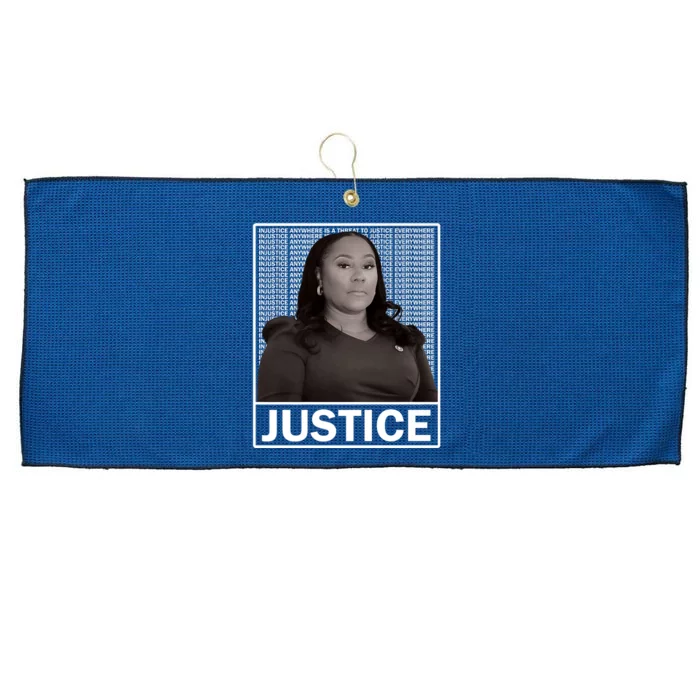 Fani Willis District Attorney Seeks Justice Premium Large Microfiber Waffle Golf Towel