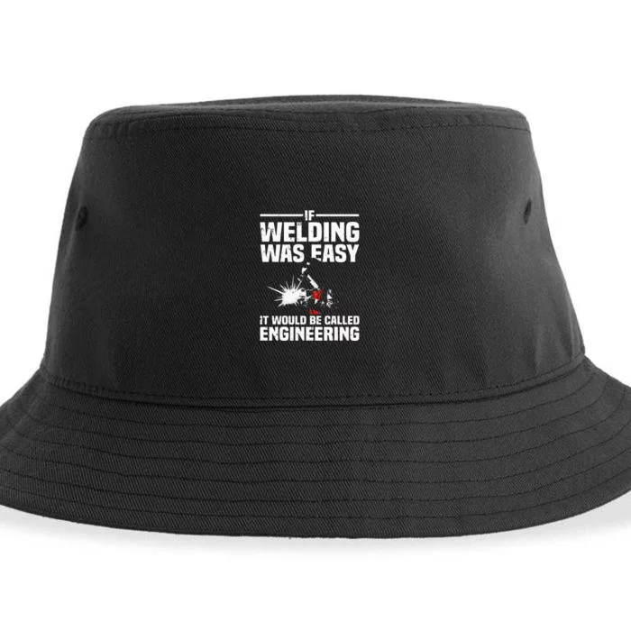 Funny Welding Design For Wo Welder Weld Welding Lover Sustainable Bucket Hat