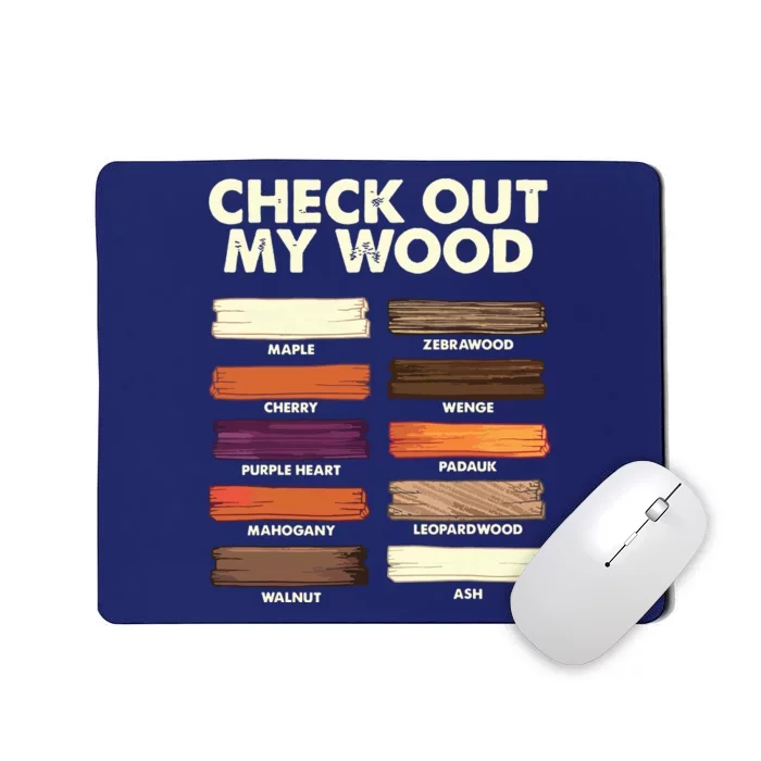 Funny Woodworking Design For Men Dad Woodwork Wood Carpentry Mousepad