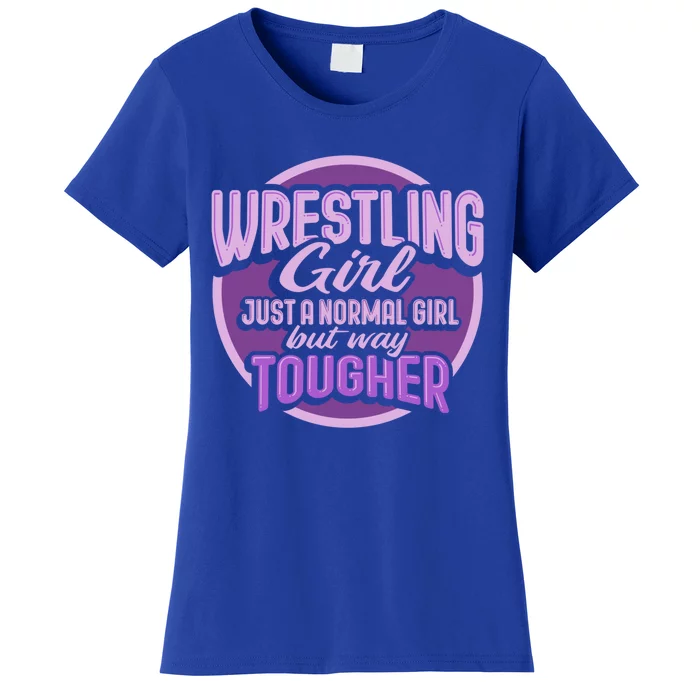 Funny Wrestling Design Wrestler Fighter Gift Women's T-Shirt