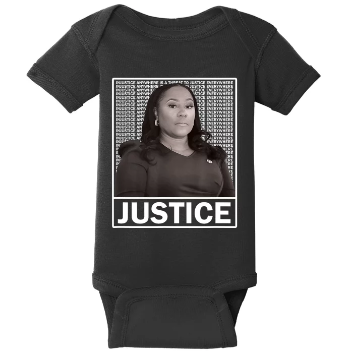 Fani Willis District Attorney Seeks Justice Baby Bodysuit