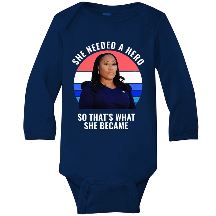 Fani Willis District Attorney Of Fulton County Georgia Baby Long Sleeve Bodysuit