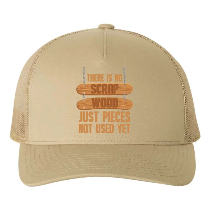 Funny Woodworking Design Gift For Men Women Woodworker Carpentry Gift Yupoong Adult 5-Panel Trucker Hat