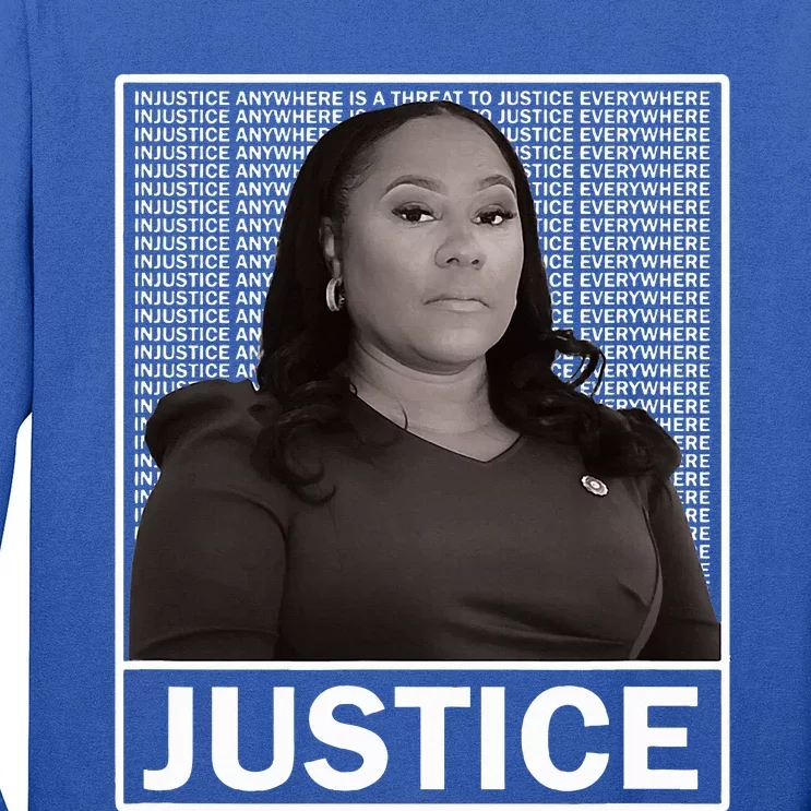 Fani Willis District Attorney Seeks Justice Long Sleeve Shirt