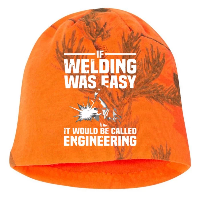 Funny Welding Design For Welder Weld Welding Lover Kati - Camo Knit Beanie